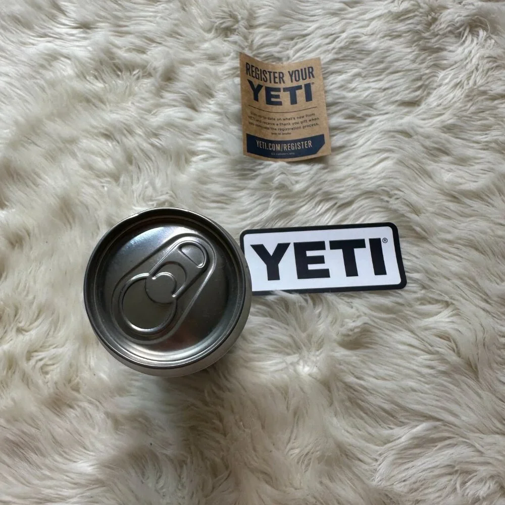 YETI Slim Pop Top Empty Insert Sample Can 12oz Tall Storage Container Shoot Hunt